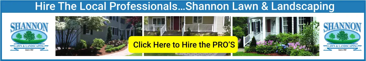 Hire The Local Professionals…Shannon Lawn & Landscaping Click Here to Hire the PRO’S